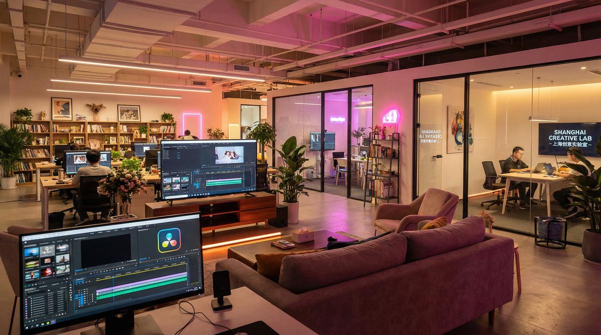 玩物社区传媒公司办公环境