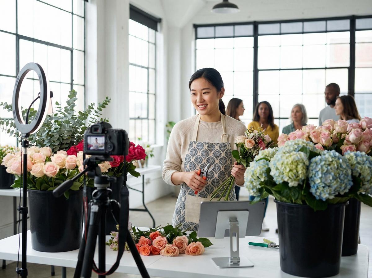 玩物社区传媒花艺教程传媒